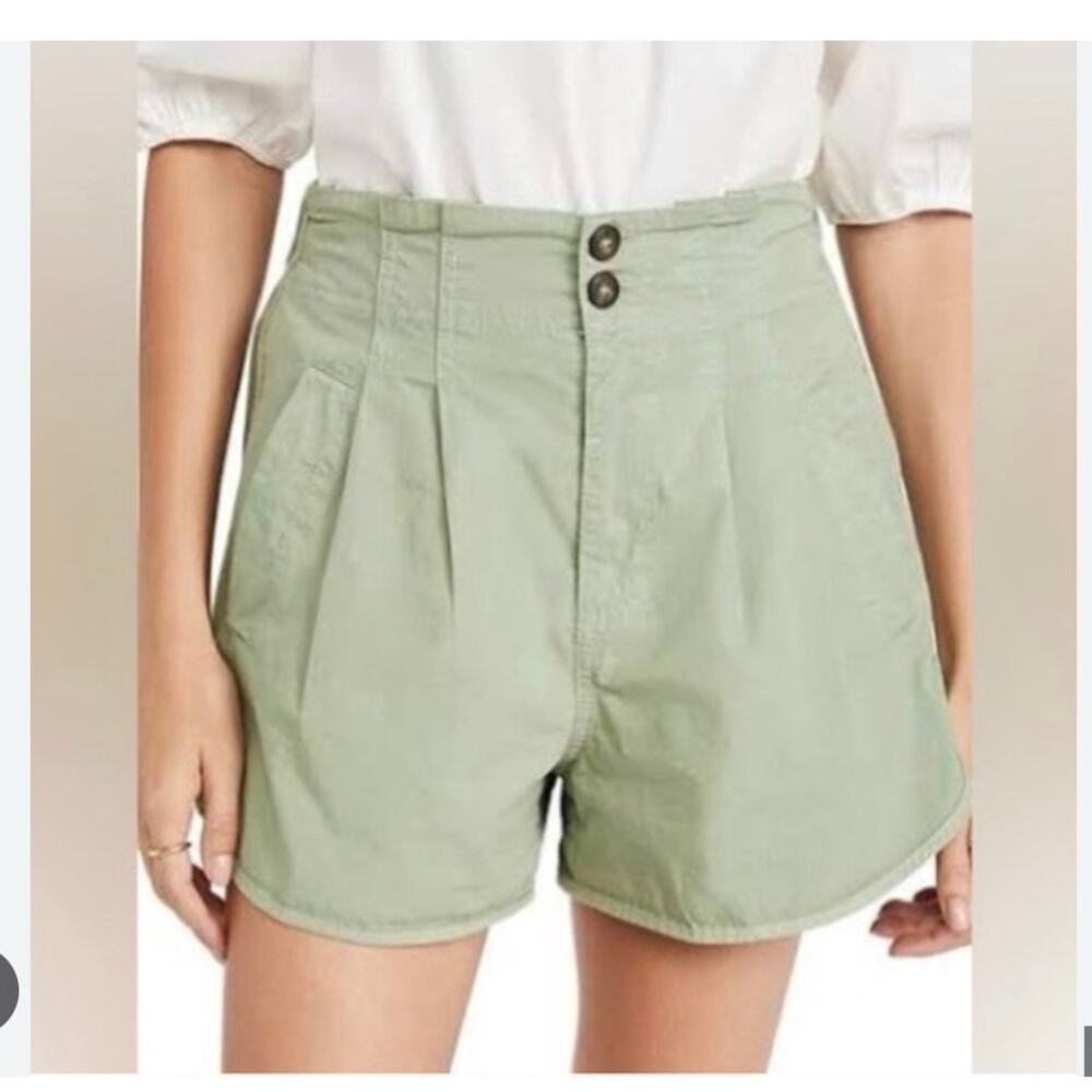 Free People Pleated Shorty Pull On Shorts Women's Small